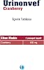 Tab Pharmaceutical Urinonvef Cranberry 30 Capsules