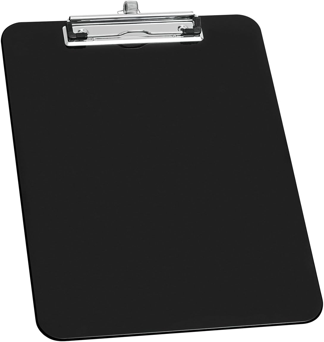 576601 A4 Clipboard in with Pen Holder - Black