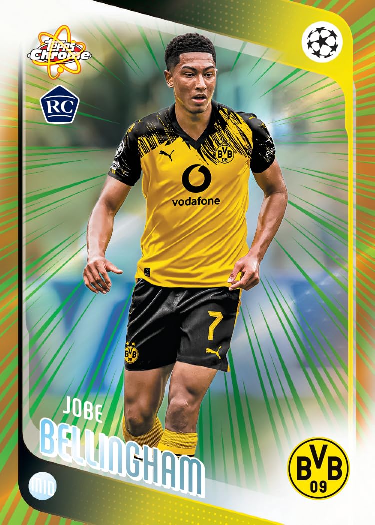 Topps Chrome® UEFA Club Competitions 2025-26 - Value Box (contiene 7 confezioni per scatola, 4 carte per confezione)