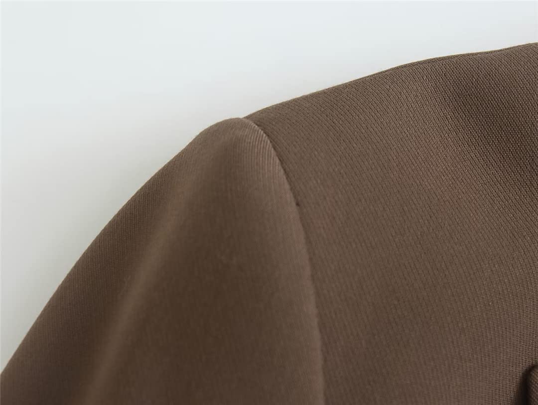 Traje de mujer para otoño e invierno con cremallera, pantalones largos básicos para exteriores, Chaqueta., S