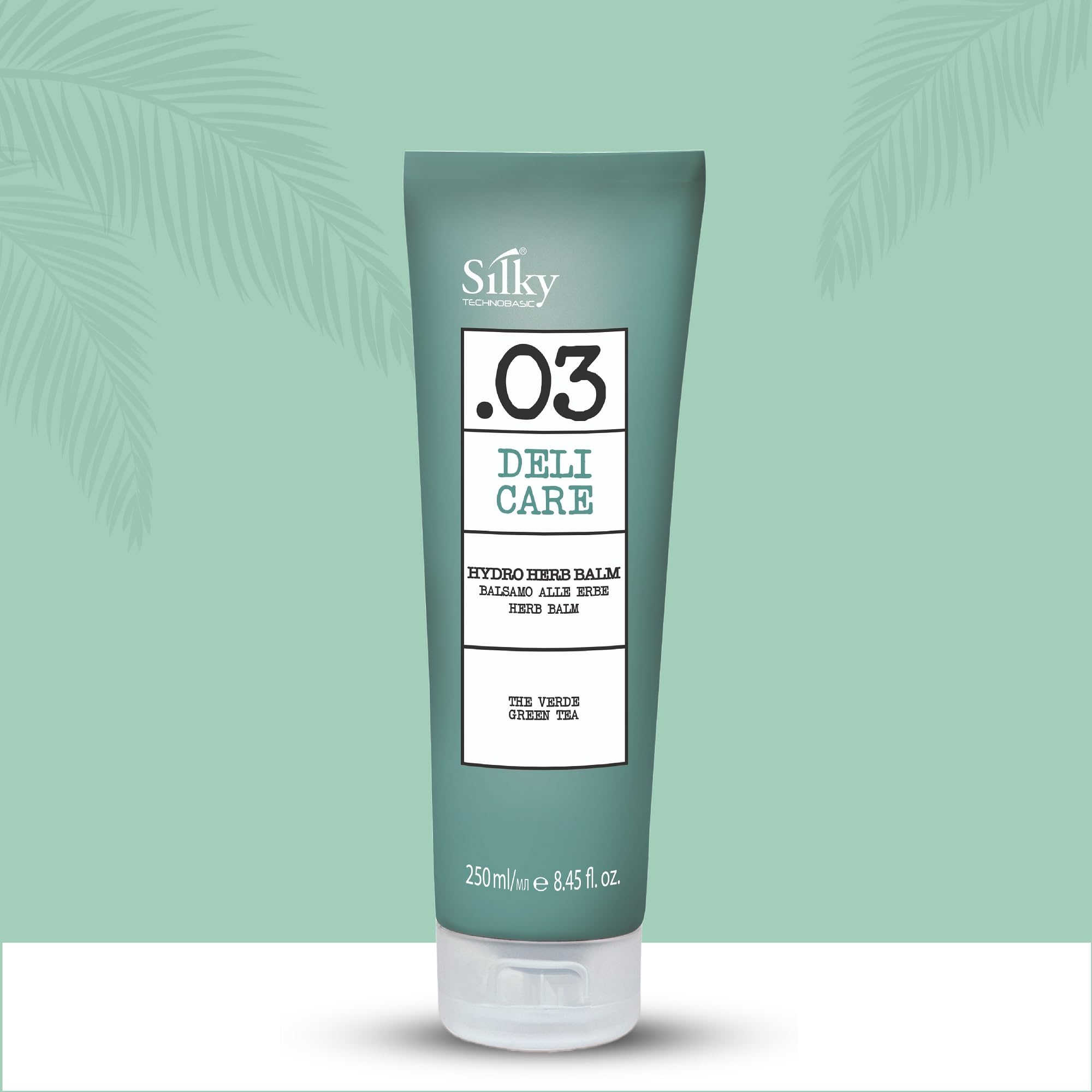 SILKY .03 DELI CARE HYDRO HERB BALM with Green Tea Extract for Instant Hydration and Smooth Hair (250 ML)