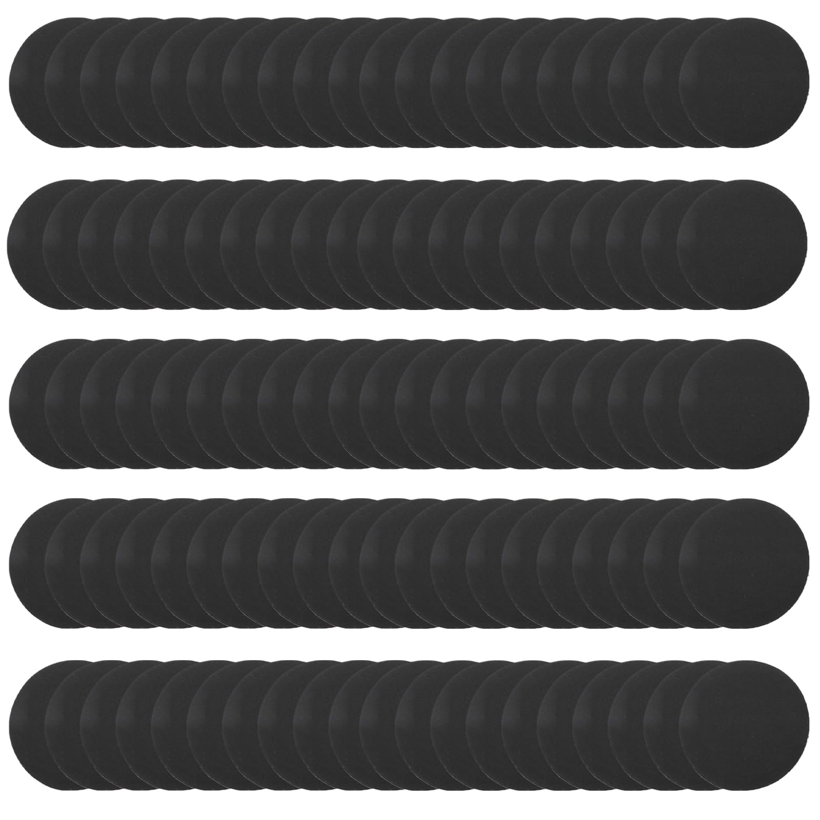 Unifizz 100 Pcs 75mm Sanding Discs Pads 3 inch Dry or Wet Sandpaper Pads Hook and Loop Sanding Disk Abrasive Polish Pad Plate 240#