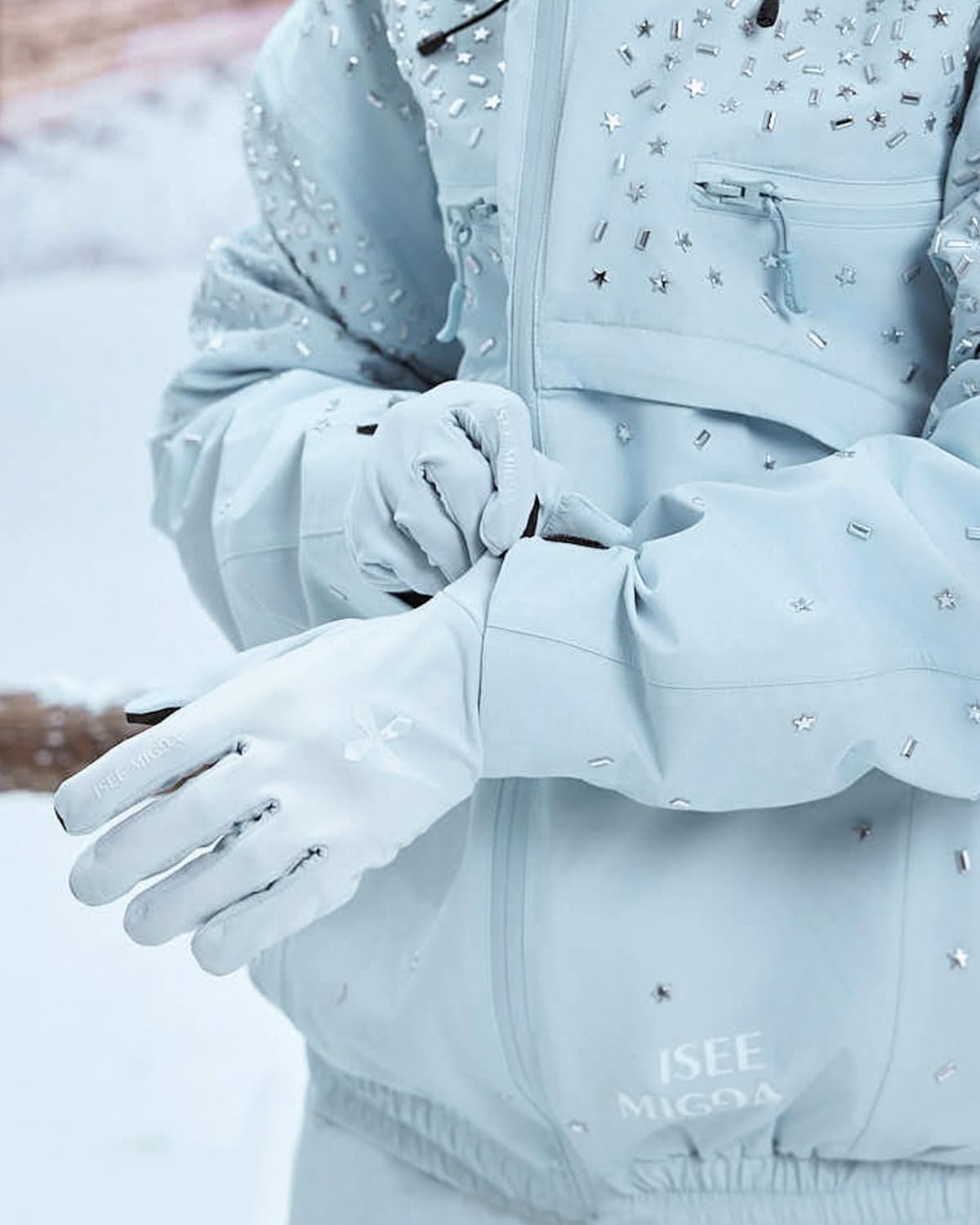 Winter Waterproof Ski Gloves Women, Snow Warm Cycling Cold Weather
