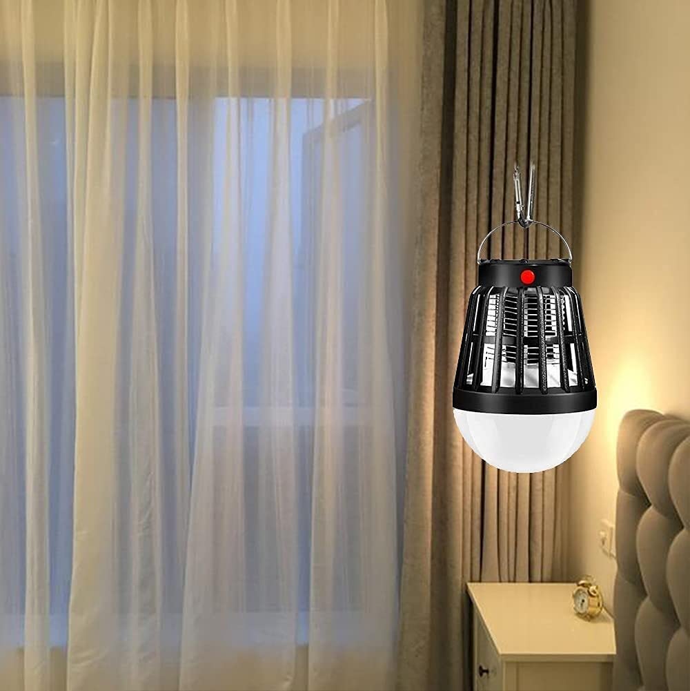 Lampe Solaire Anti-Moustique 2 en 1, Lanterne de Camping Portable, Anti-moustiques pour Camping en Plein air, randonnée, Tente de pêche et répulsif Anti-Insectes à Usage Domestique en intérieur