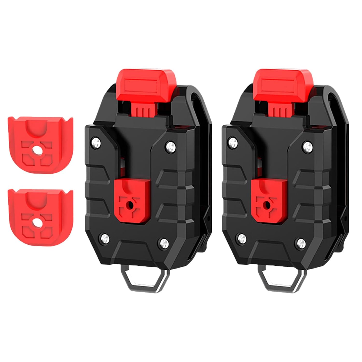 Duty Measuring Tape Attachment with Quick Connecting Feature Reinforced and Metal Materials Tool Belt Addition