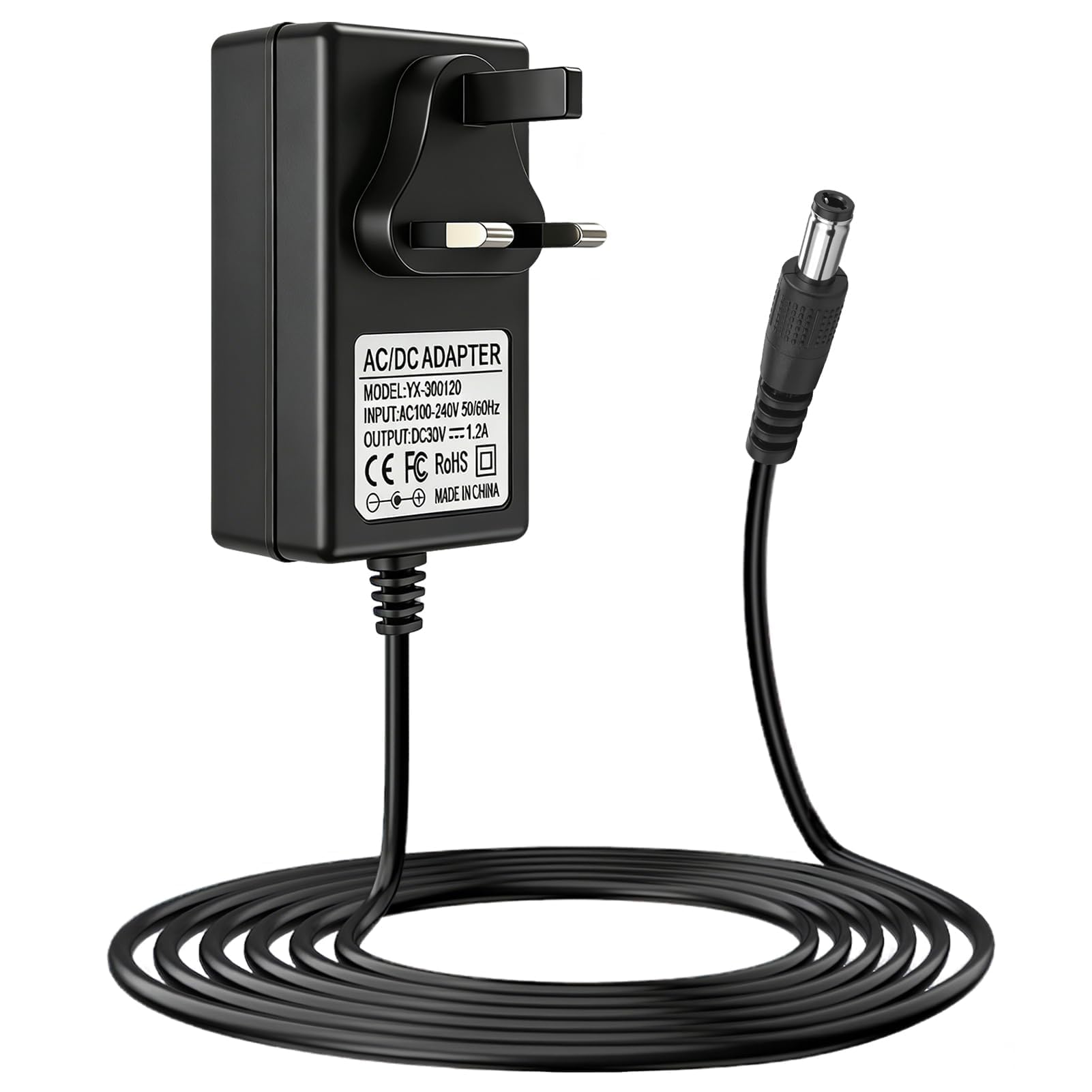 For Henry Quick Charger,30V Power Charging for Numatic Henry Quick Hen100 Hetty NQ100 Quick Henry Quick Pet 915242 916634 915243 Cordless Vacuum Cleaner AC Adapter Power Supply Cable UK Plug