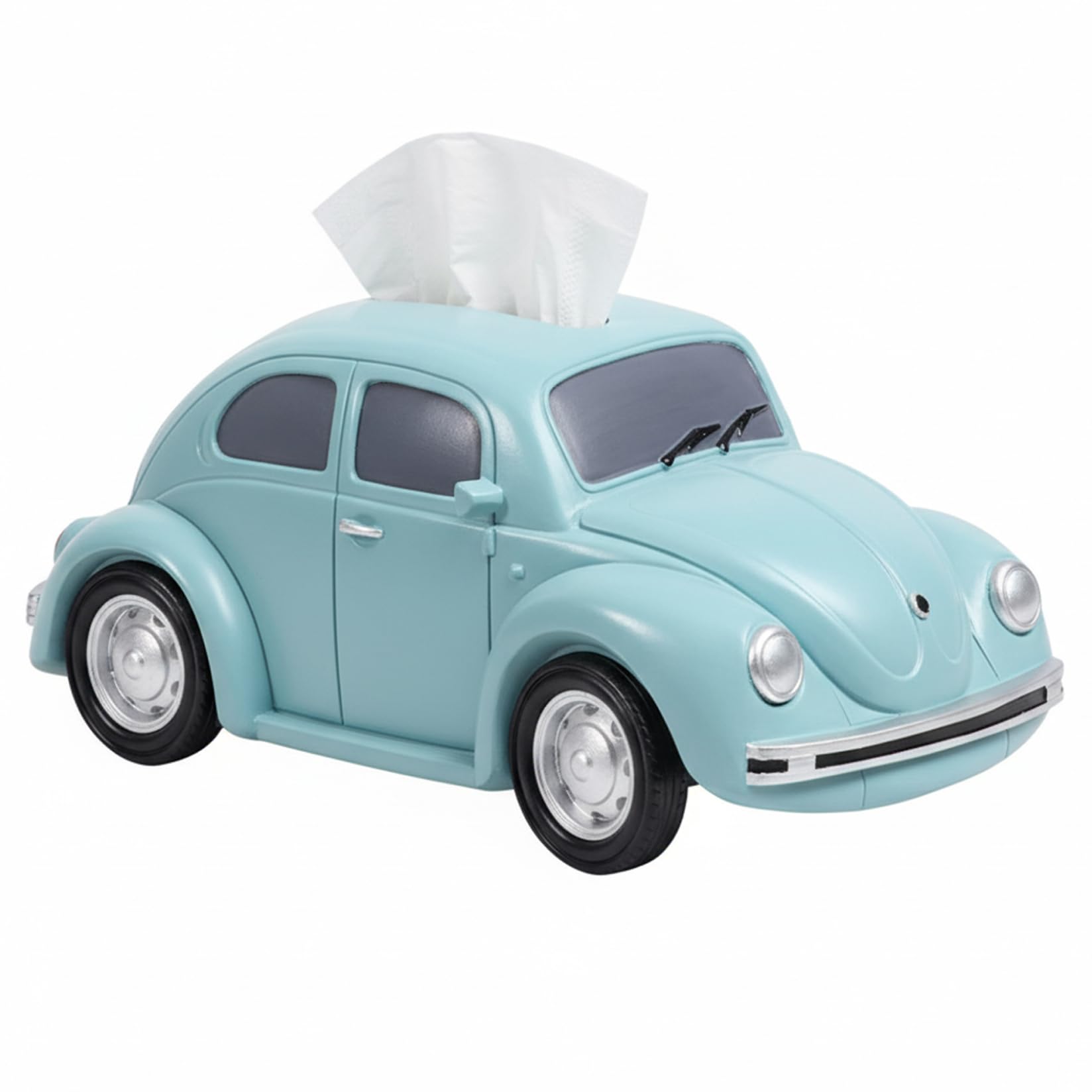 Tsawntd Tissue Holders, Car Tissue Box Holder, Resin Napkin Dispenser for Desk Decor, Classic Automobile Box Cover for Living Room
