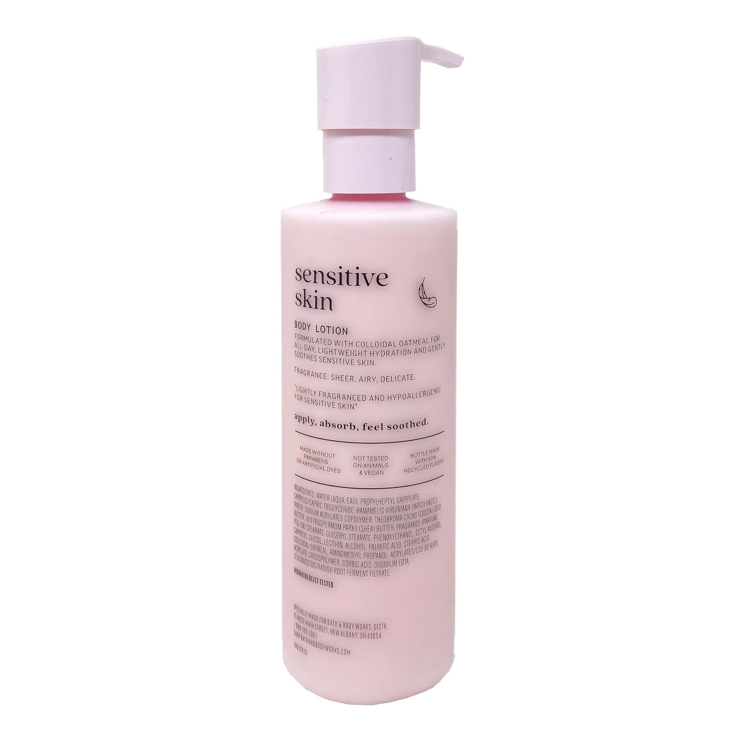 Bath & Body Works Sensitive Skin Colloidal Oatmeal 4 Piece Gift Set - Bubble Bath, Moisturizing Body Wash, Body Lotion and Perfume Mist - with a Natural Oats Sample Soap - Image 4