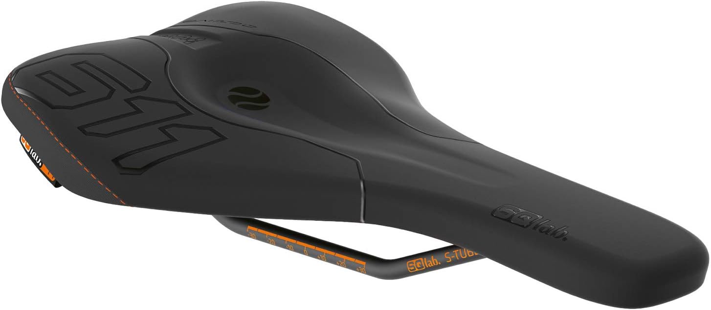 SQlab 611 Ergowave MTB Active Ti/S-Tube Bicycle Saddle (14cm)