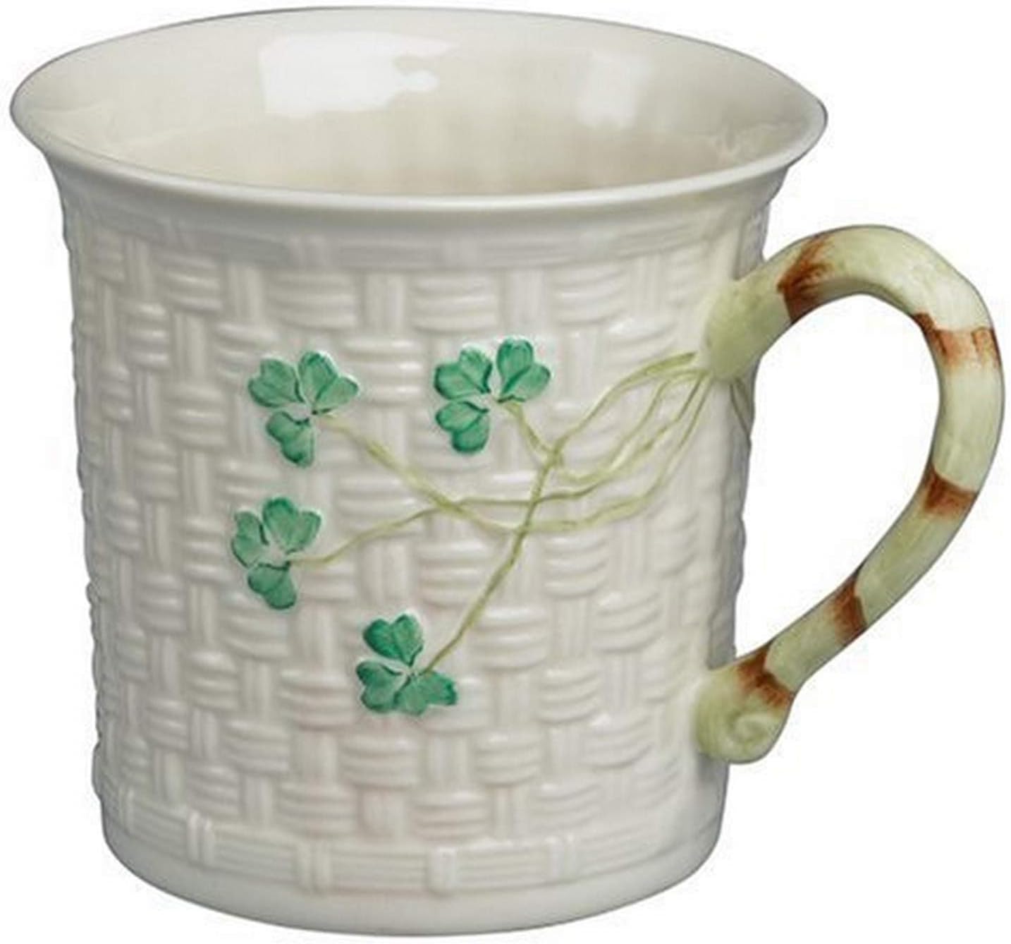 Belleek Shamrock Mug, 11 oz. Coffee Cups & Mugs