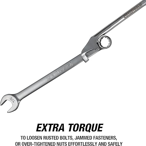 Miniatura 5 de OEMTOOLS 22656 Herramienta extensora de llave, aumenta el par en espacios reducidos, extensión universal de llave para pernos oxidados, llaves y