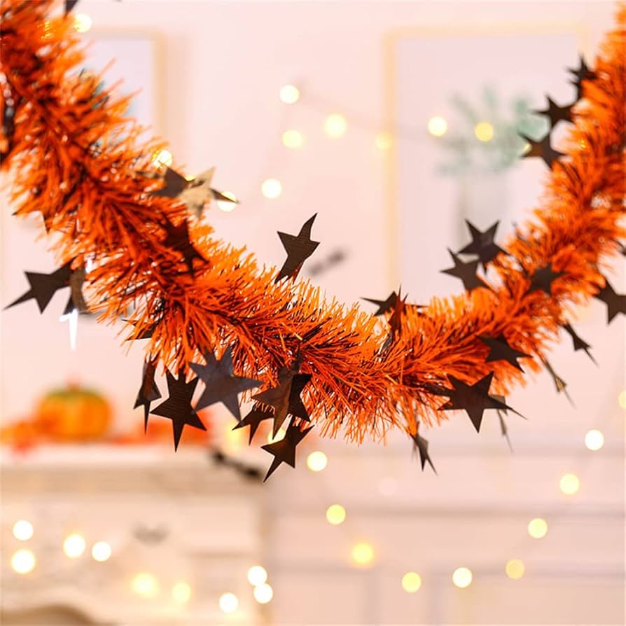 Amazon.co.jp: SITEDAN ハロウィン モール 星 メッキモール 2ⅿ