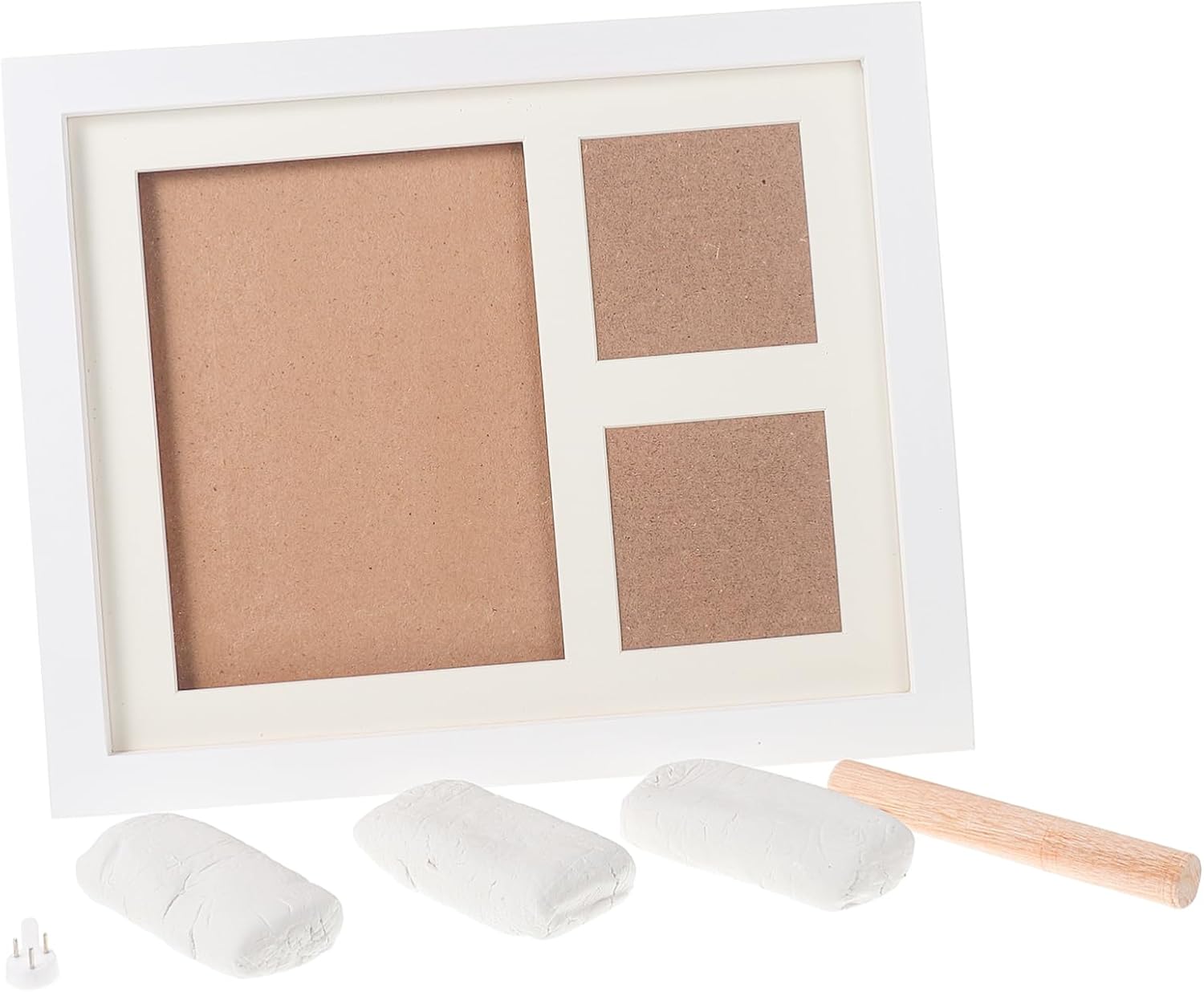 1set Unique Hand Imprint Photo Frame Keepsake Display for Handprints Footprints for Nursery Decor and Family Memories