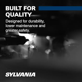 SYLVANIA - 7440 SilverStar Mini Bulb - Brighter and Whiter Light, Ideal for Daytime Running Lights (DRL) and Back-Up/Reverse Lights (Contains 2 Bulbs)