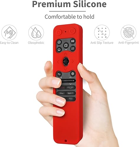 Miniatura 3 de Funda protectora de silicona para control remoto LG MR25GA compatible con controles remotos de la serie C5M5B5G5 2025, resistente a caídas y