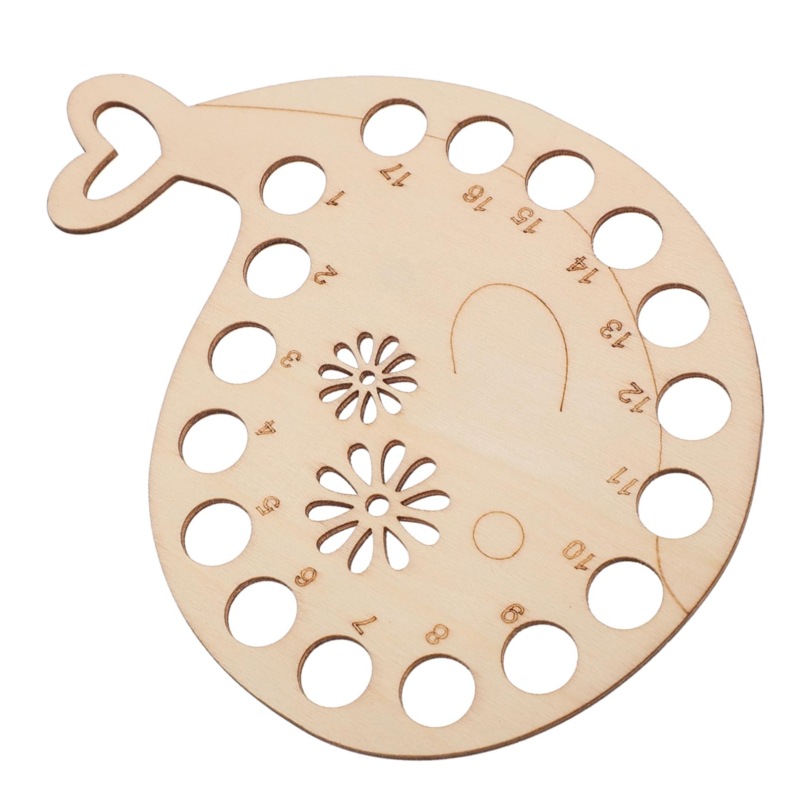 ULDIGI Embroidery Floss Organizer Cross Stitch Thread Board Dmc Floss Threader Wooden Storage Plate Thread for Sewing