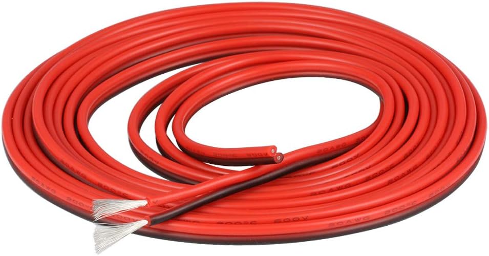 20 AWG Parallel silicone wire 10ft