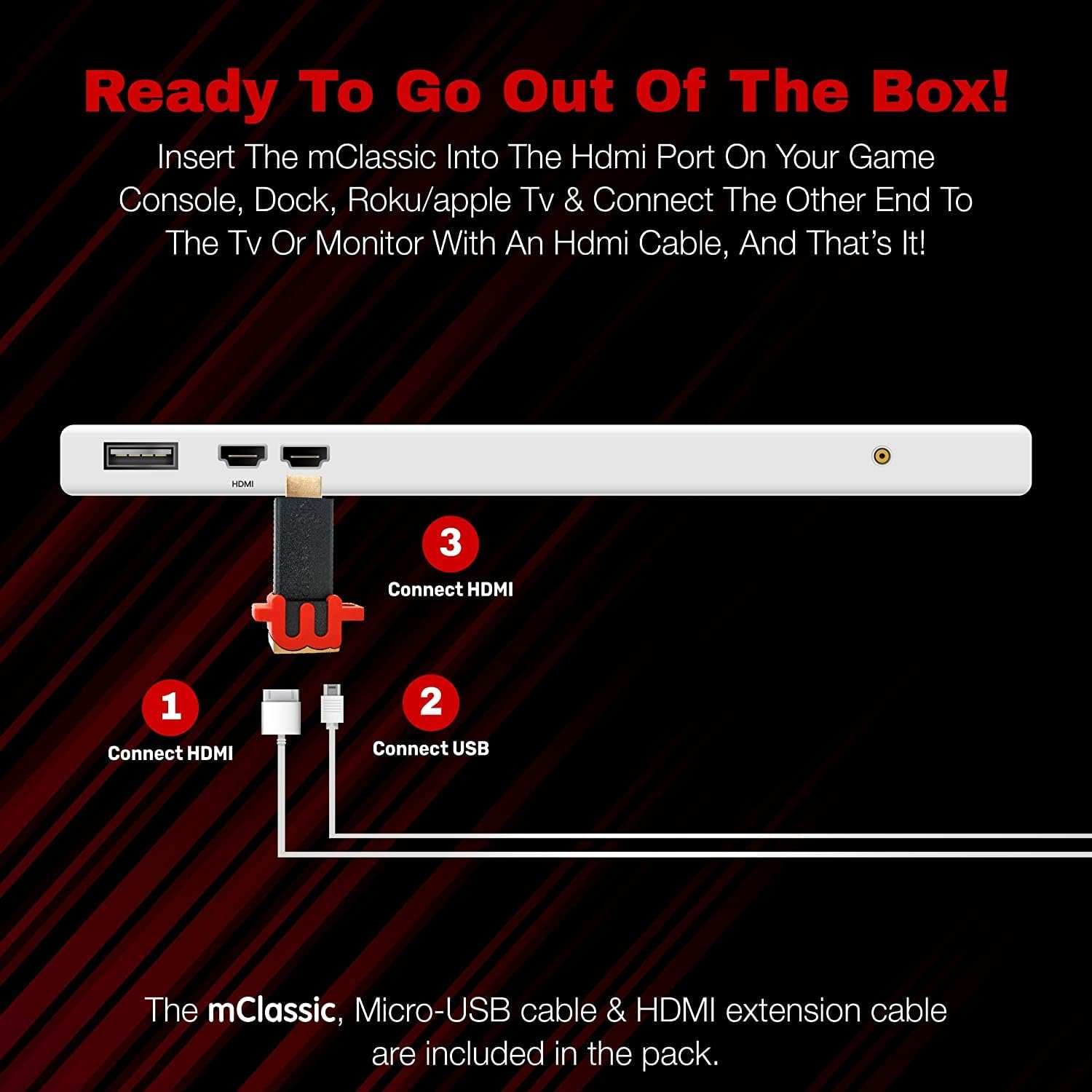 Buy Marseille mClassic PlugandPlay Video Game Console 1440p/4K