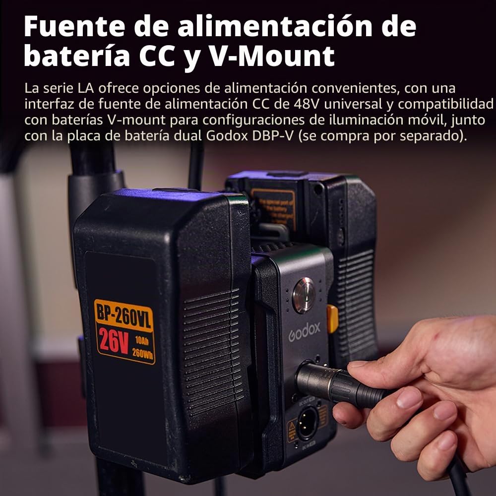 Godox LITEMONS LA300R RGB COB Video Light Bowen Mount 1800K to 10000K CCT with GM Adjustment 94,700 lux @ 1m Standard Reflector Support APP Control