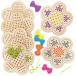 Baker Ross AT378 Kwiatowe Zestawy do Nawlekania