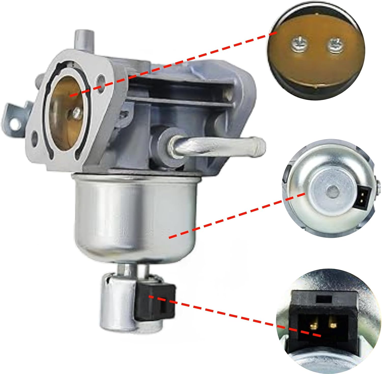 Condition photo showing New/Like New for 16-853-19s carburetor kit compatible with kohler 7000 series engine 22 23 24 25 26 hp kt745 kt740 kt735 kt730 kt725 with fuel pump, replaces 1685319-s 32-853-63s 32-853-67s 32 853 50-s 32 853 34-s 7000 series carburetor