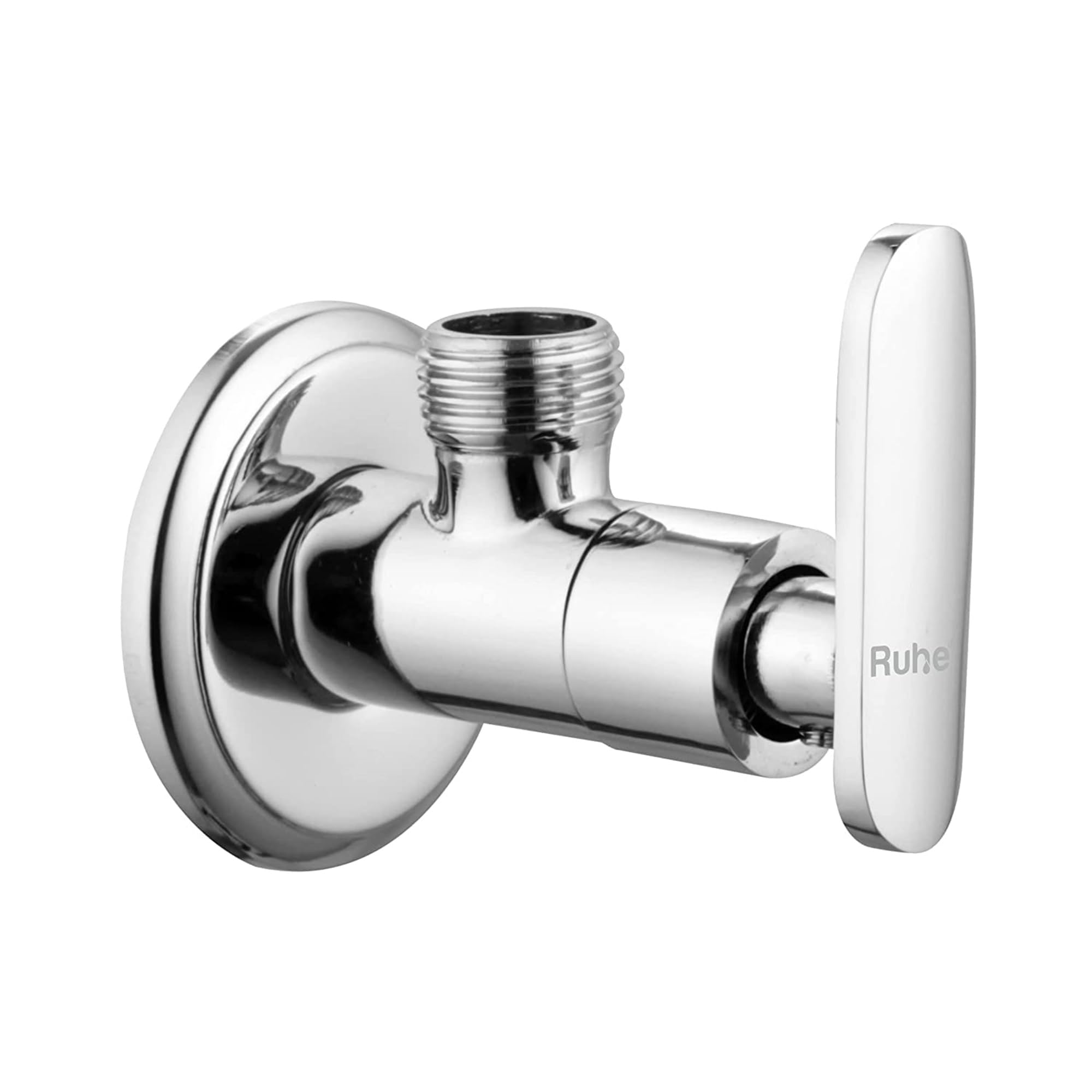 Ruhe® Angle Valve | Castor Brass Angle Valve with Wall Flange (Chrome Finish) | (Pack of 1) (B08MFJ9KK1) Amazon Price History, Amazon Price Tracker