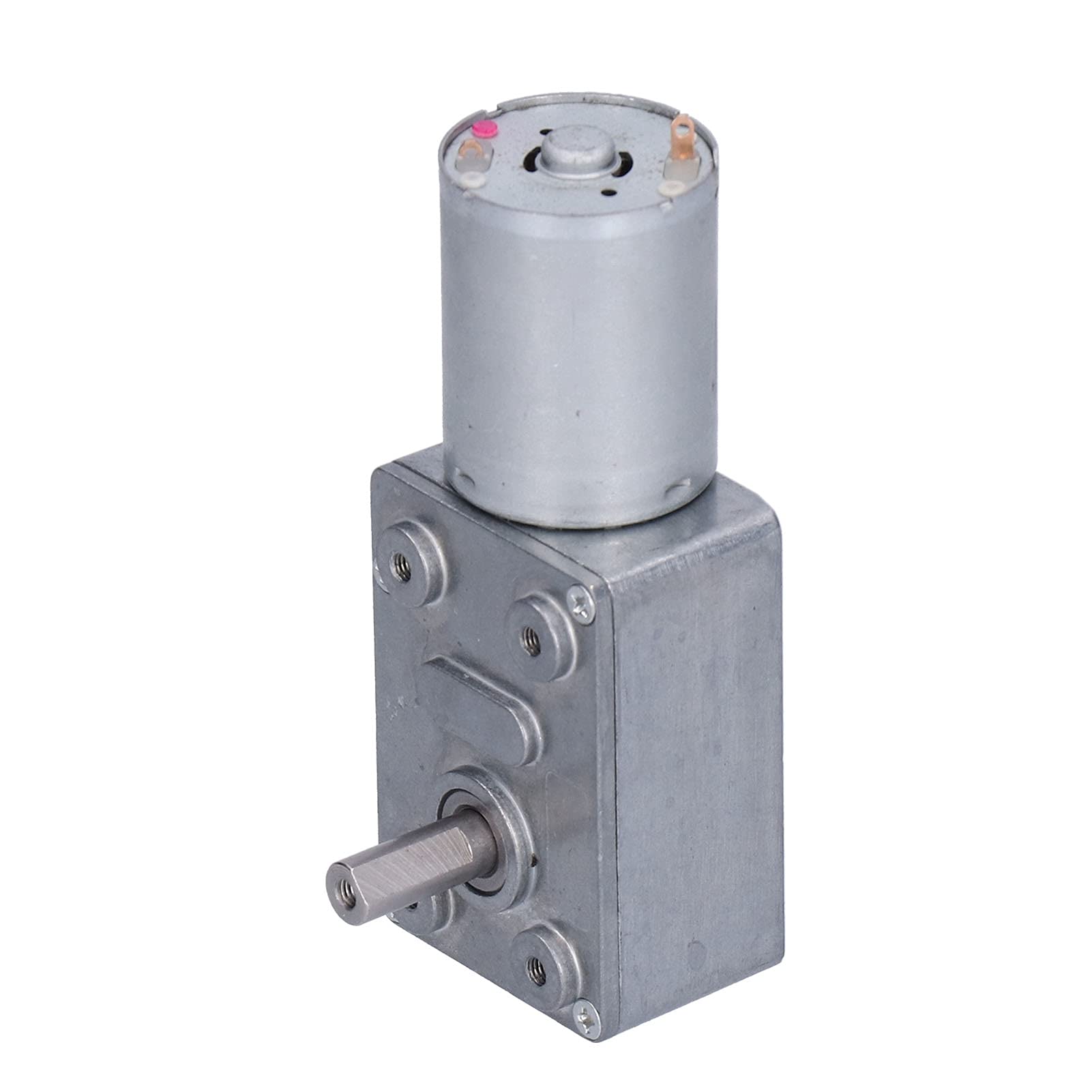 DC 12V 10RPM motor de engranaje sin fin de velocidad de torsión de alta velocidad reduce la turbina motor de caja de cambios eléctrico para DIY 4632‑370