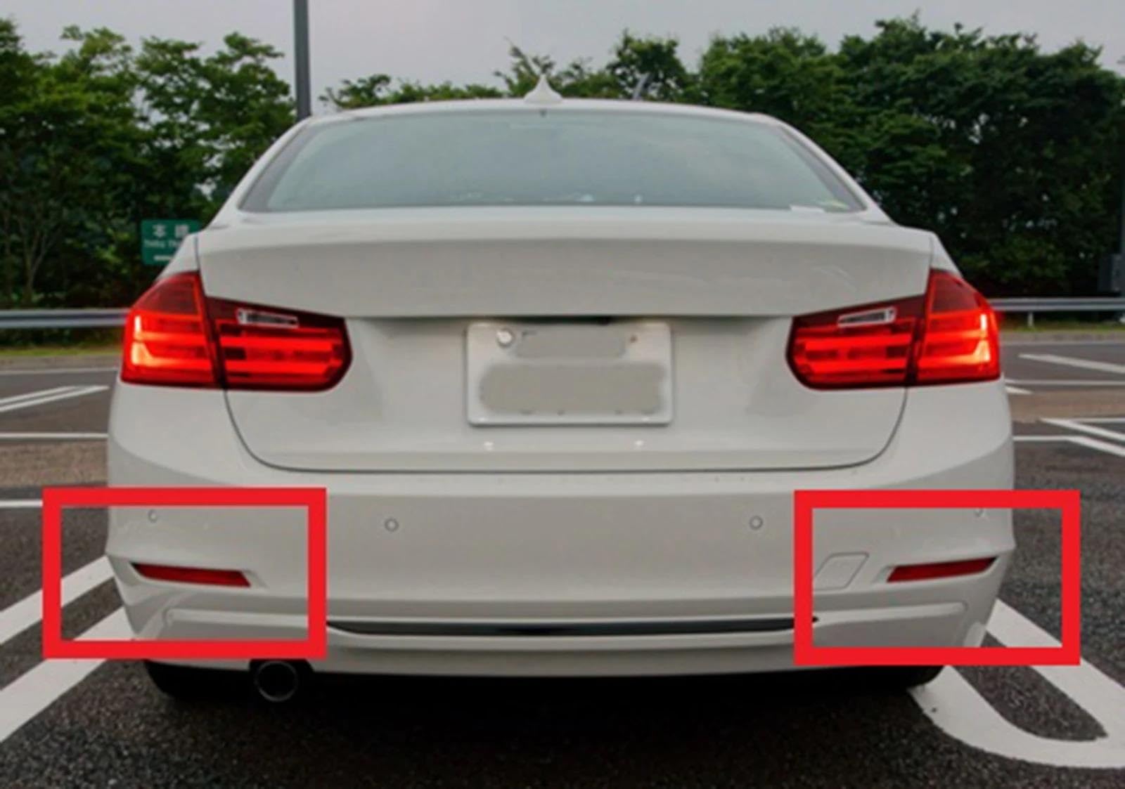 Luci Terzo Stop Per BMW Serie 3 F30 F31 F35 2011-2015 Per Serie 4 F32 F33 2012-2015 2 Pezzi Riflettore Paraurti A LED Luce Posteriore, Stop E Freno Montaggio Alto Luce Arresto