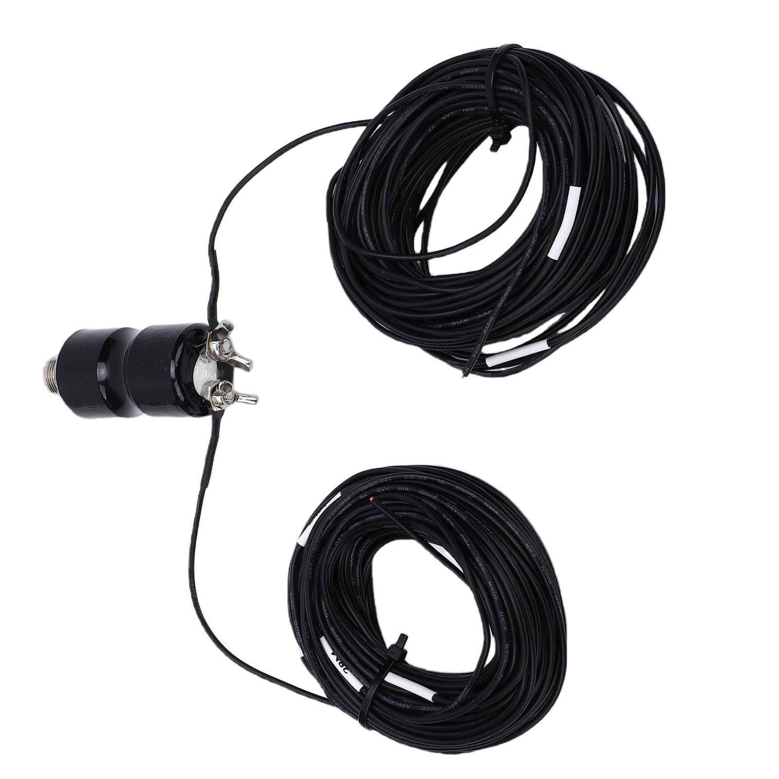 ASHATA 9-Band-HF-Dipolantenne 5-50 MHz 25 W |Endgespeister Halbwellen-Balun für den Außenbereich