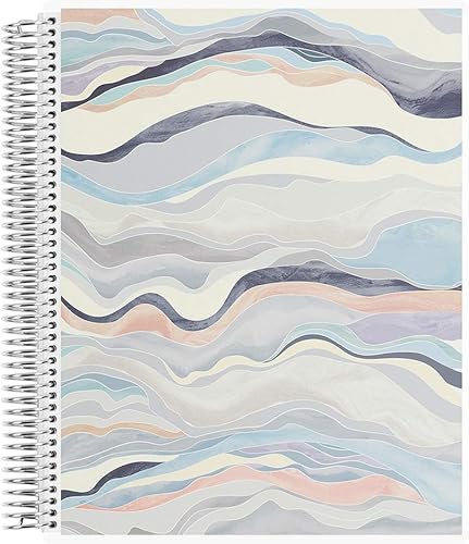 Erin Condren Cuaderno de resorte (diseño de cuadrícula con puntos) Tapa de diseñador intercambiable, papel de cuadrícula con puntos estándar de 0.20