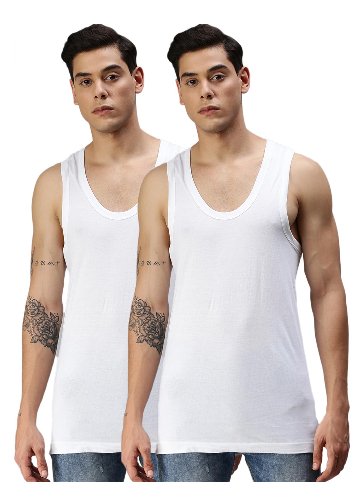 Men's Cotton Vest (Pack of 2)