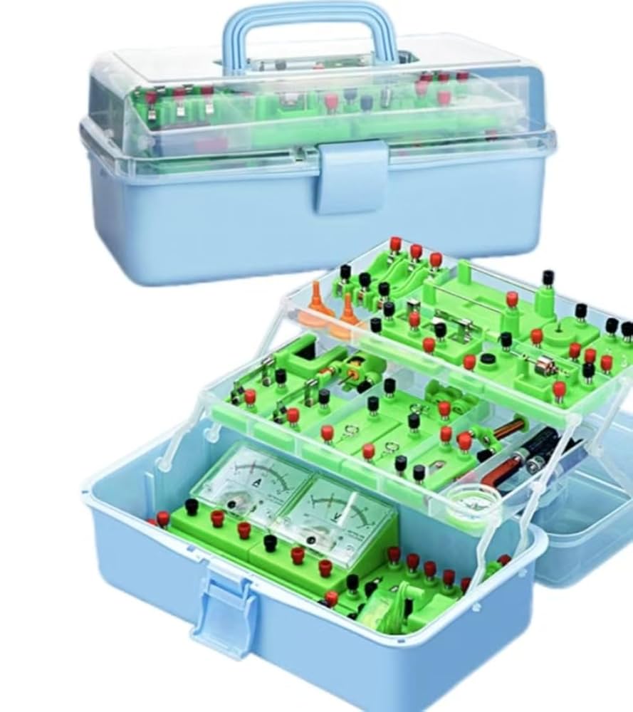 Amazon.co.jp: Giawkca キッズ物理おもちゃセット科学実験 電気