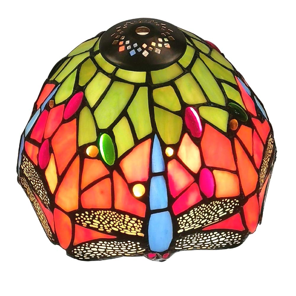 Paralume di ricambio per lampada da tavolo, stile Tiffany, 20 cm, confezione da 1