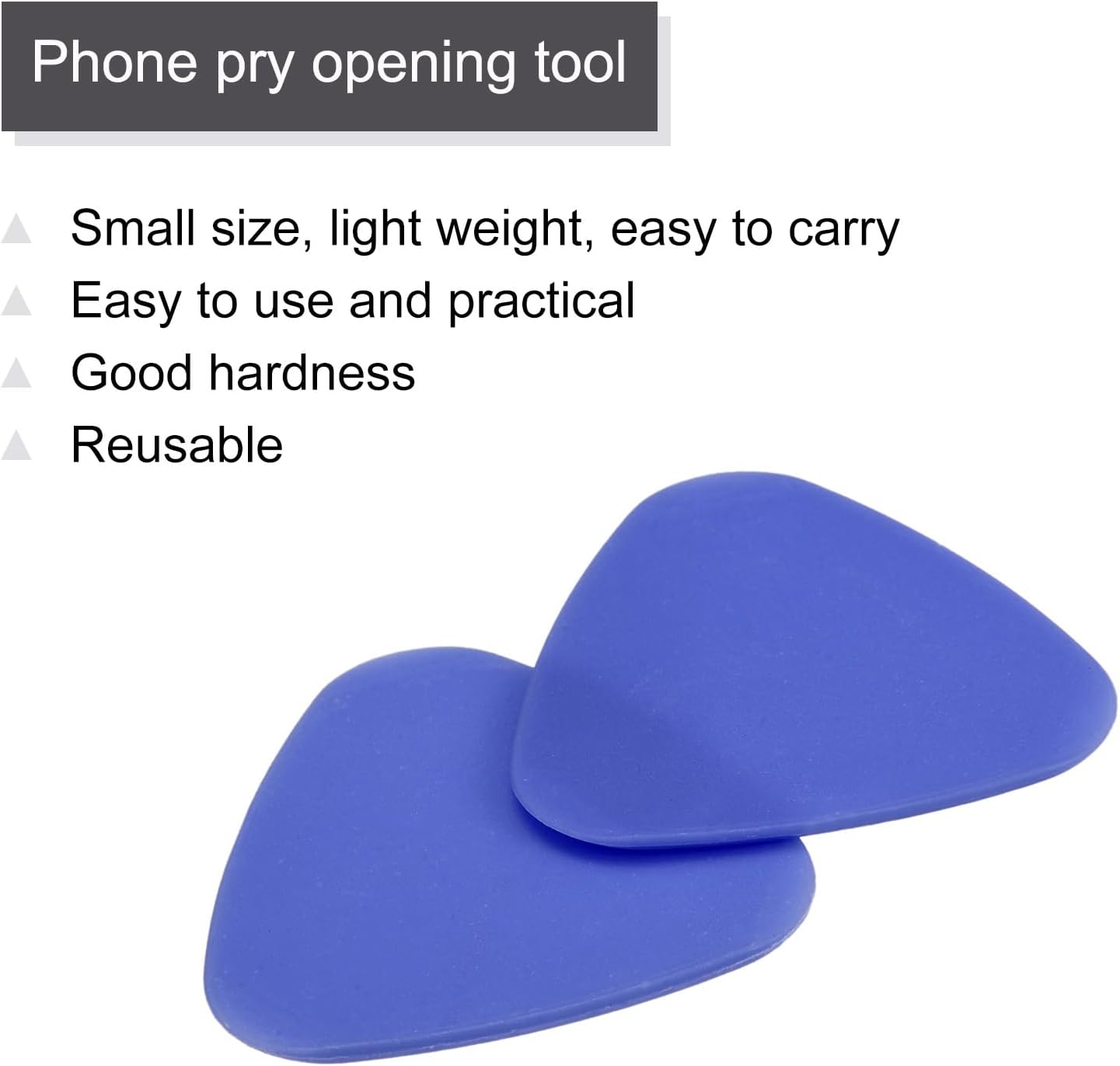 MECCANIXITY Phone Pry Opening Tools Plastic 50pcs Dark Blue 1mm Thick for Mobile Phone PC Tablet Laptop LCD Screen Repair, Guitar Picks