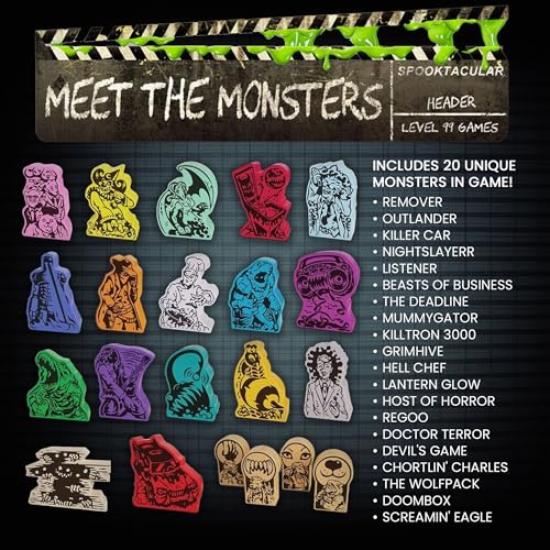 Spooktacular juego de mesa de terror para 1 a 5 jugadores miniatura 5