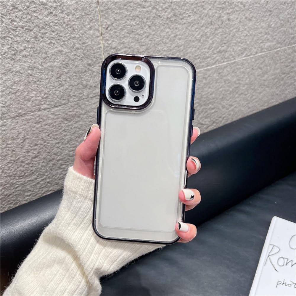 Coque rigide iPhone 13 antichoc transparente pour protéger la lentille des rayures