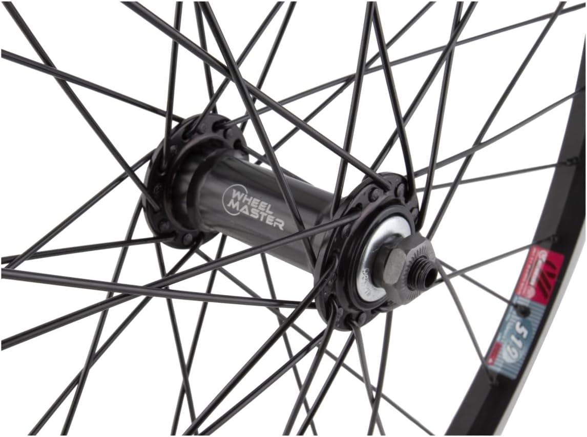 Wheel Master Front Bicycle Wheel 24 x 1.5-1.95 36H, Alloy, Quick Release, Black Spokes