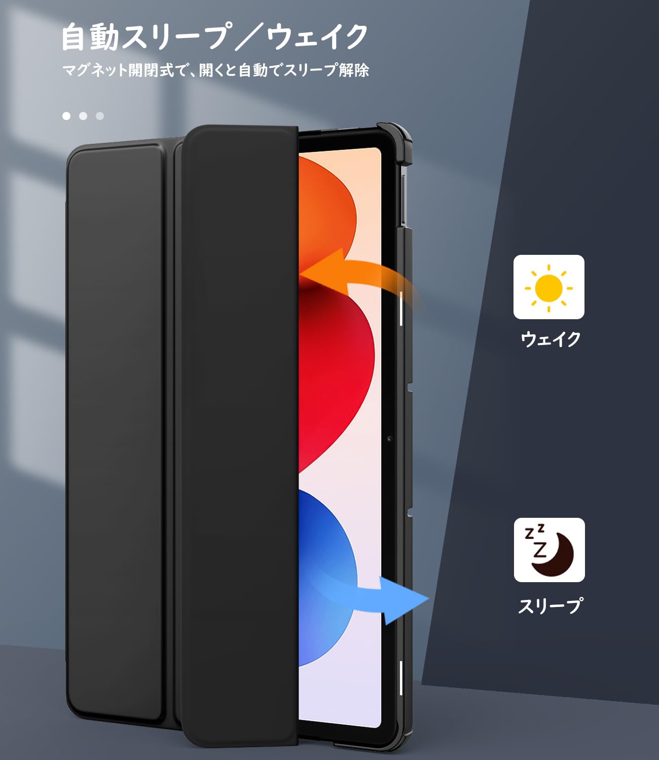 Amazon.co.jp: MoKo Redmi Pad 2 Pro/Xiaomi POCO Pad M1 ケース 12.1
