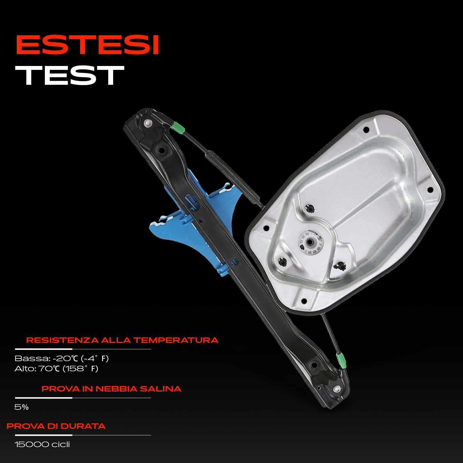 Frankberg Alzacristallo elettrico 4/5 porte posteriori sinistre 1K5839461