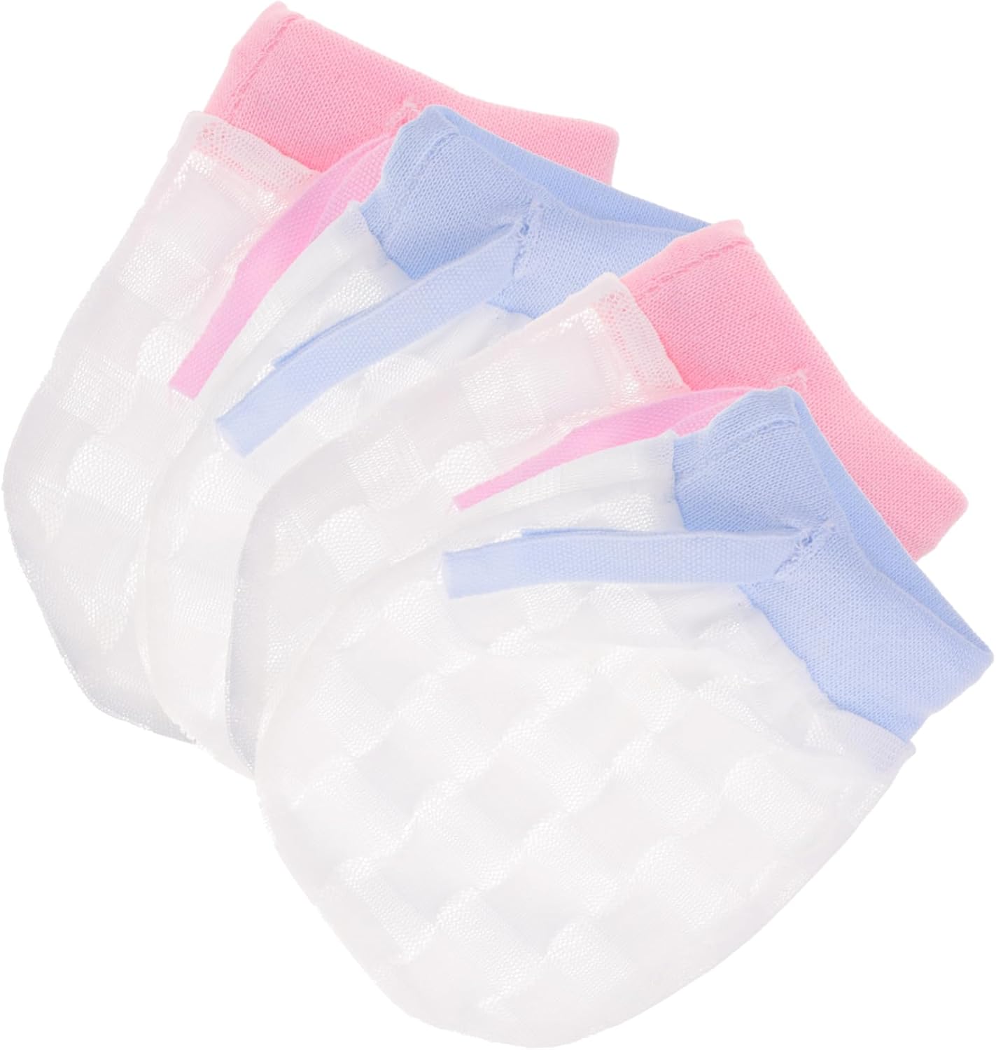 2 Pairs Face Scratch Gloves Mittens 6-12 Months No Scratch Gloves Hand Mittens for Boy Breathable Glove