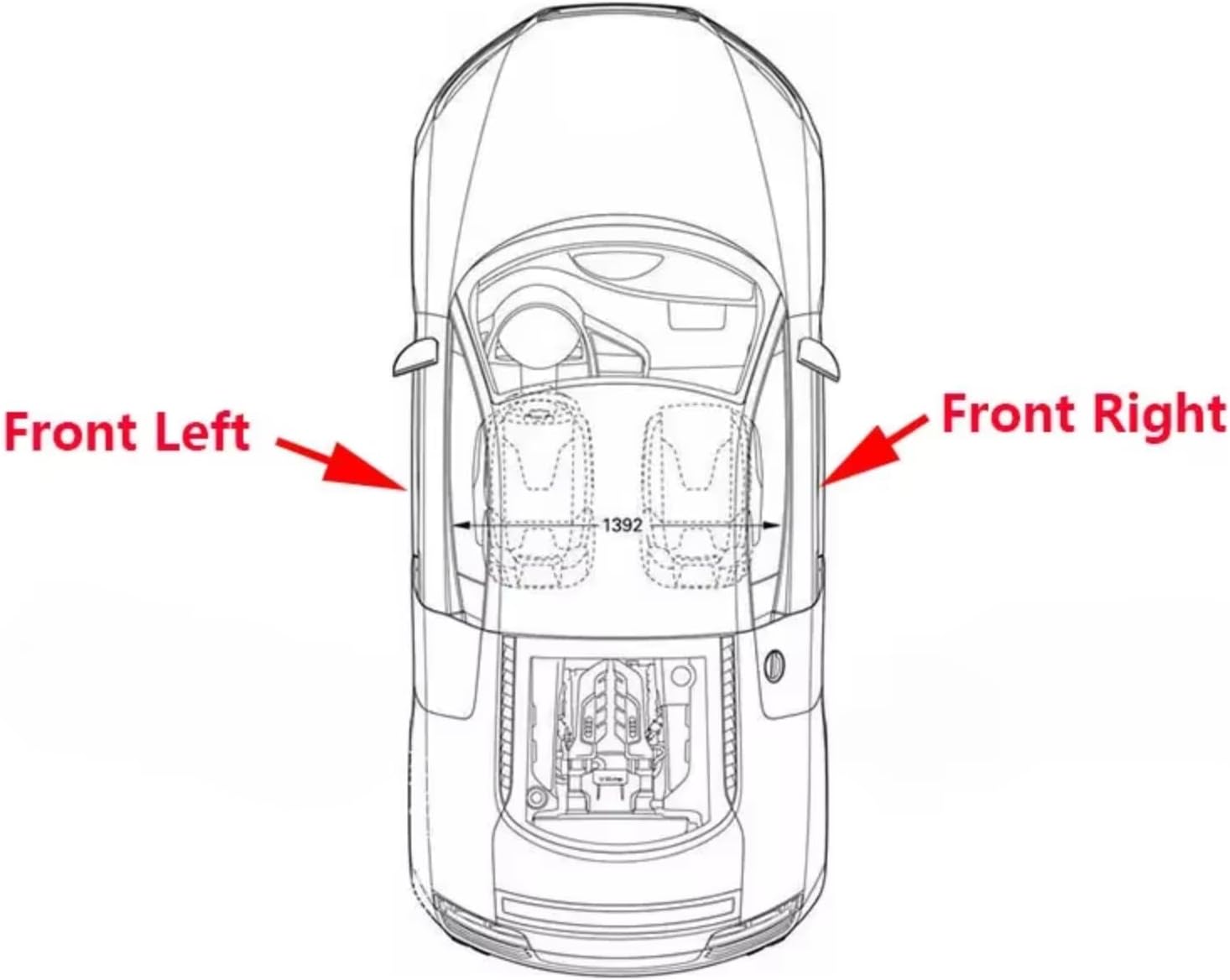 ドアホルダーチェックストラップ Compatible With Subaru For Forester