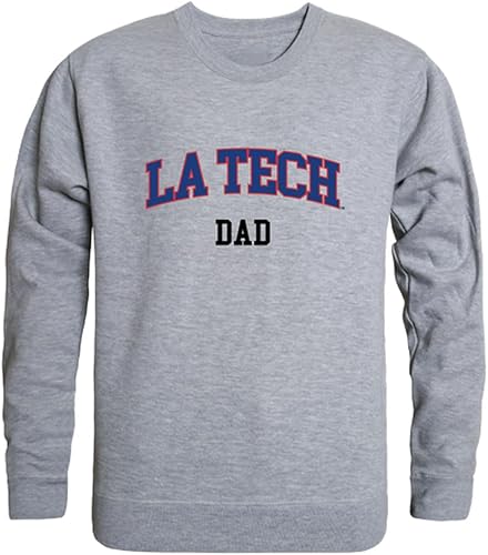 W Republic Xavier University of Louisiana Alumni - Sudadera de cuello redondo, Gris jaspeado