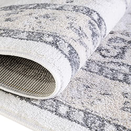 Tapete Oval Merakli 122 x 183 cm Ivory/Black miniatura 5