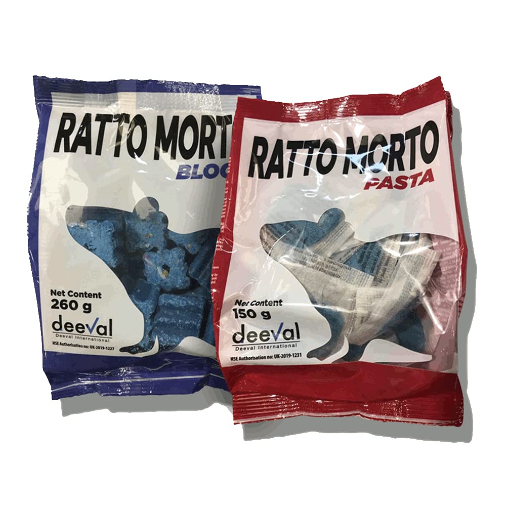 IPM Direct Ratto Morto All-Weather Rat & Mouse Bait - Killer Poison Control (Blocks)