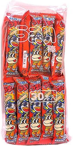 Umai Bar Gyuutan (Beef Tongue) Flavor 30 packages Japanese Snack Umaibo by Dagashi