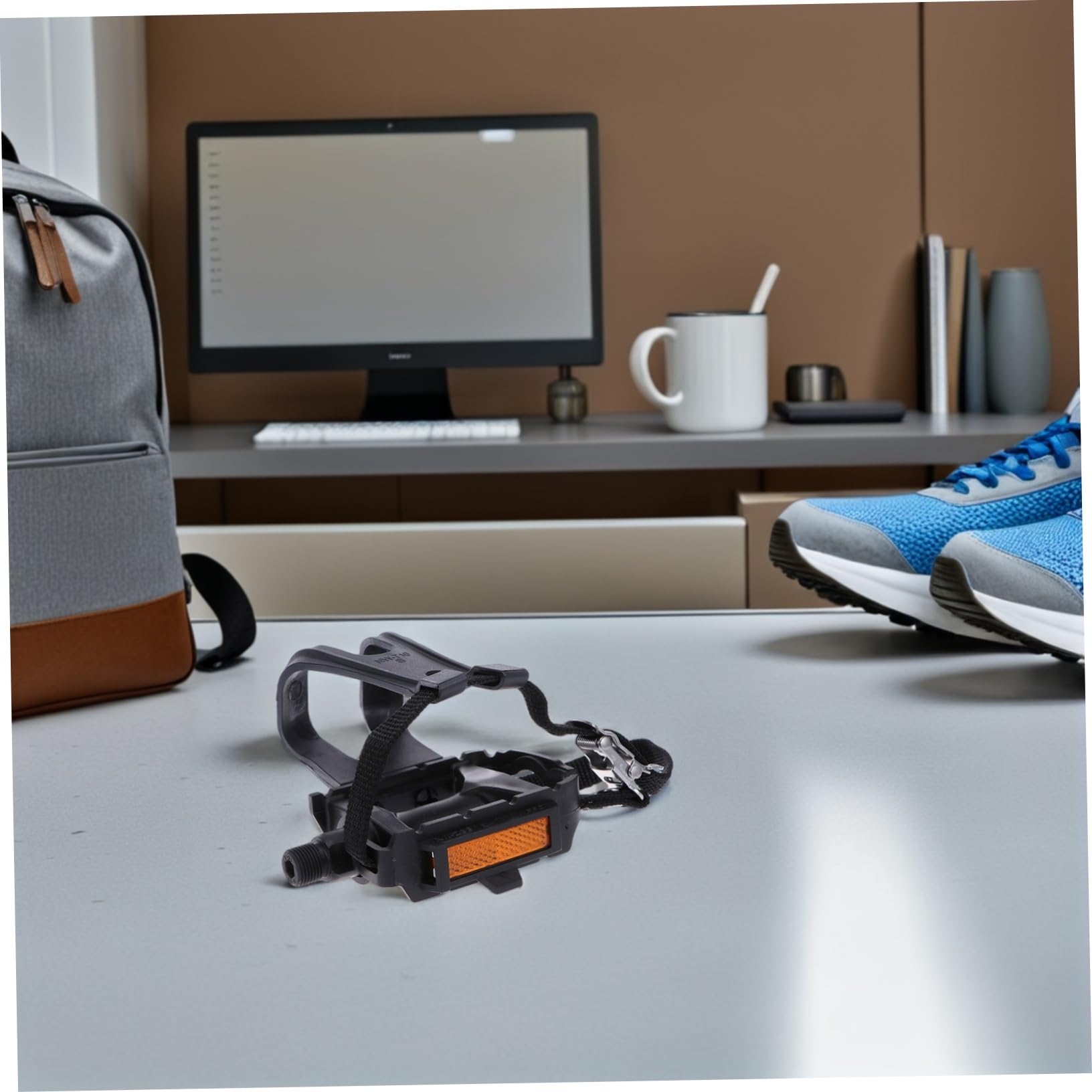 BESTonZON 2pares Correas para Pedales De Bicicleta Correas Ajustables Antideslizantes para Calapiés De Bicicleta De Piñón Fijo y Carretera Aplicables
