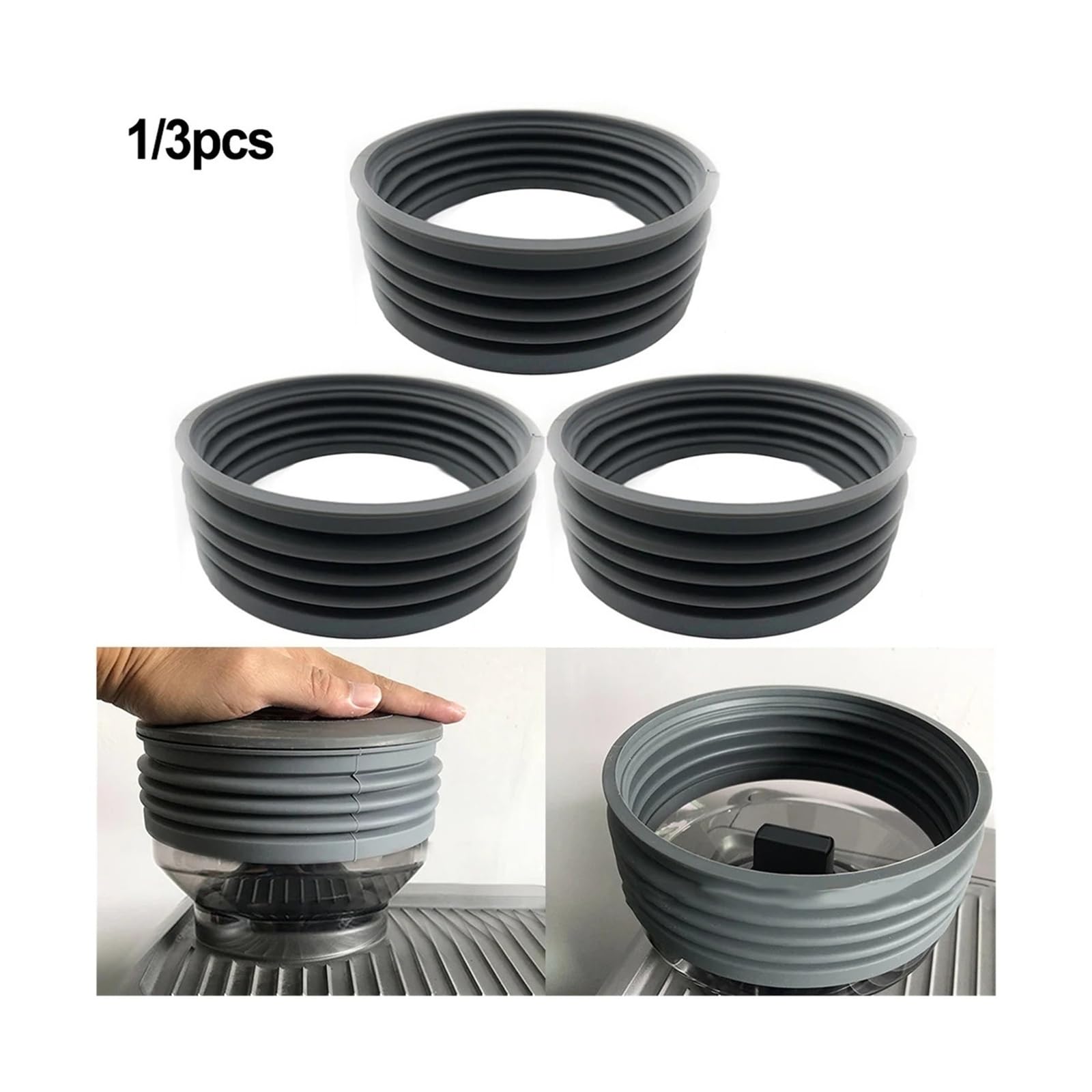Compatible Con Breville, Tolva De Dosis De Café H | Rollo de compresión de Silo de frijol, 1/3 Uds., con fuelle, reemplazo de dosis de volumen comprimido h(1pc filter)