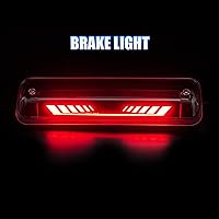 Vista 3 de Tercera 3 luz de freno para Ford F150 2004-2008, Ford Explorer Sport Trac06-08 Lincoln Mark LT - Lámpara trasera trasera de cabina central, lente
