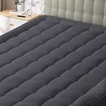 BaliChun Matelas Topper Twin Taille extra épais Matelas Pad 400TC Coton Top Cooling Soft Respirant Oreiller Top Matelas Housse 8-21" Deep Pocket Fitress Protecteur (39x75 Pouces blanches)