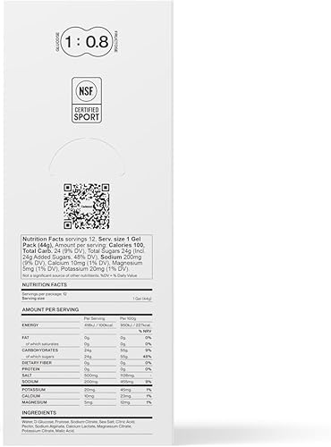 Miniatura 8 de Cadence Core Energy - Geles para correr resistencia, carbohidratos por porción con electrolitos para hidratación, fórmula de combustible dual, para